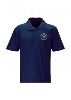 gawber primary navy polo 