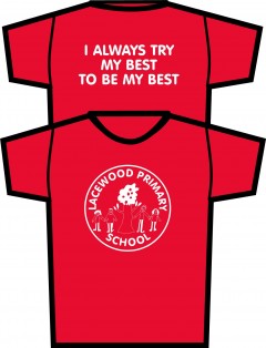 lacewood red pe t-shirt
