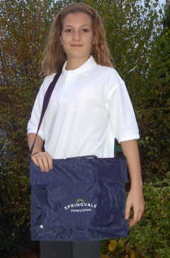 springvale navy bag with strap 