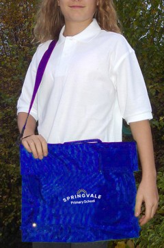 springvale royal book bag with strap