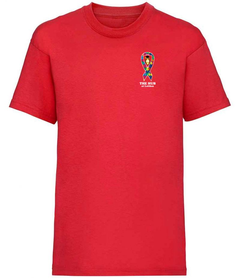 The Hub at Laithes Red T-Shirt