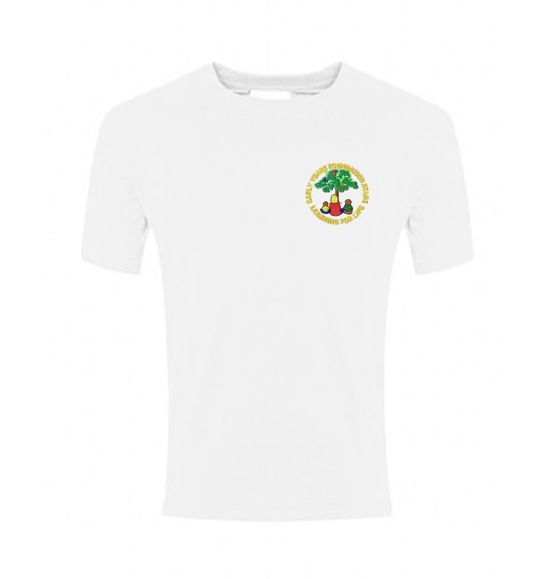 Kings Oak White PE T-Shirt