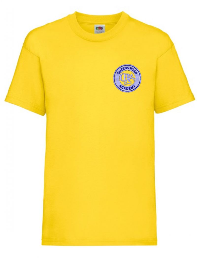 Queens Road Yellow PE T-Shirt