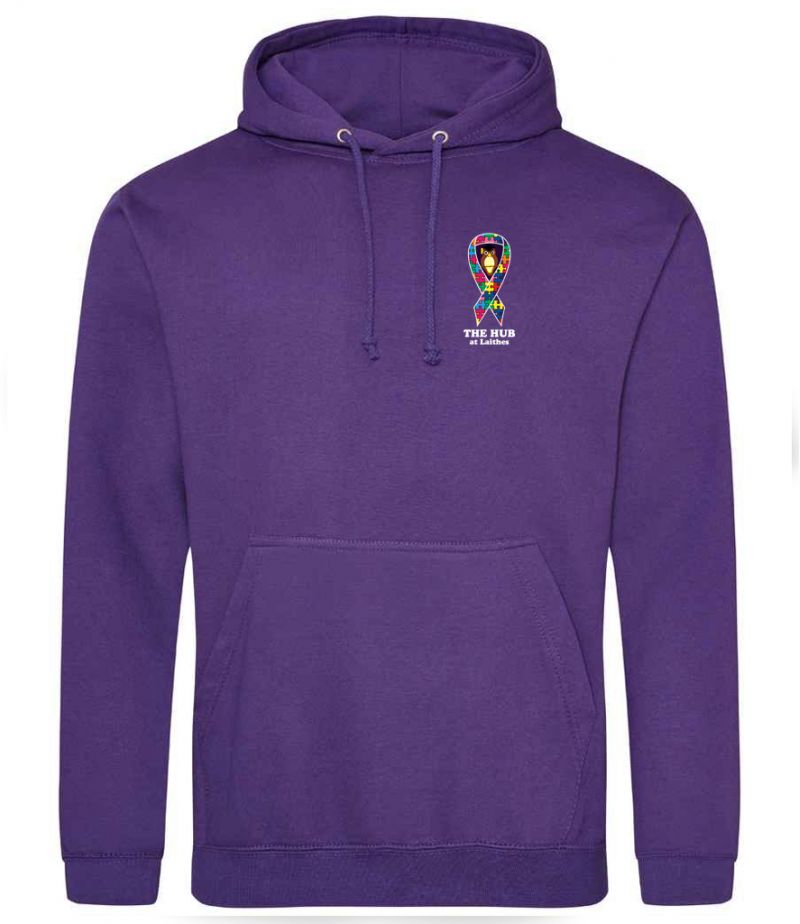 The Hub at Laithes Staff Purple Hoody