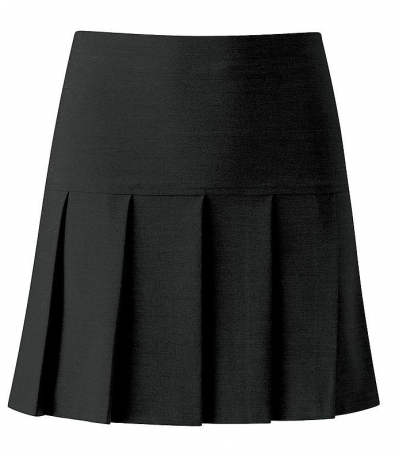 plain charleston pleated skirt - 18" length