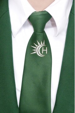 year 7 tie- light green