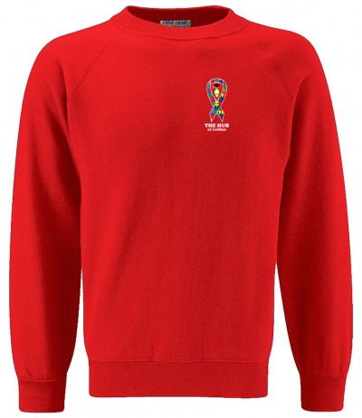 The Hub at Laithes Red Sweatshirt