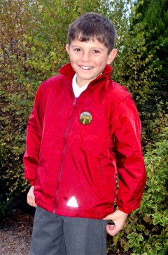 millhouse primary reversible jacket- red