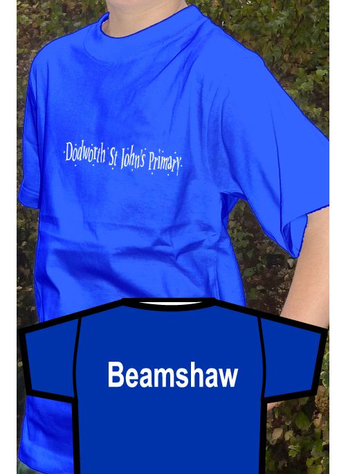 Dodworth St Johns Blue Beamshaw PE T-Shirt