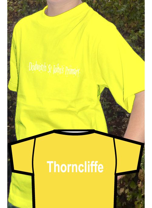 Dodworth St Johns Yellow Thorncliffe PE T-Shirt