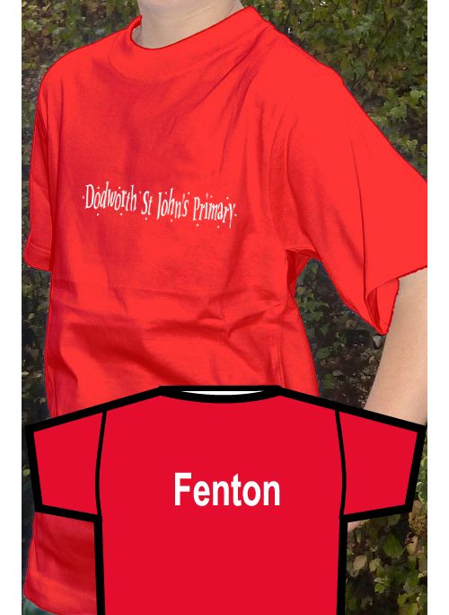 Dodworth St Johns Red Fenton PE T-Shirt