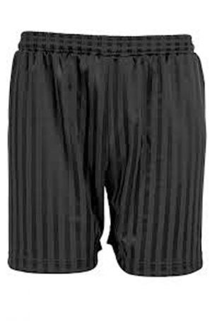 Gooseacre Plain Black Shorts