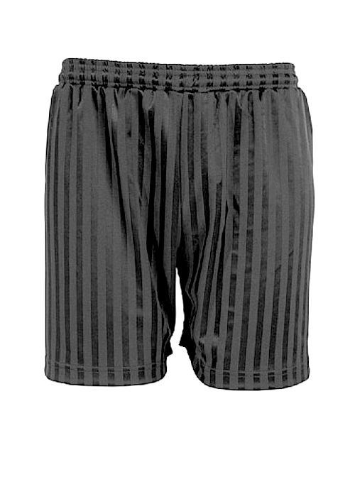 Horizon Plain Black Shorts