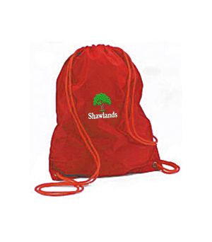 Shawlands Red PE Bag
