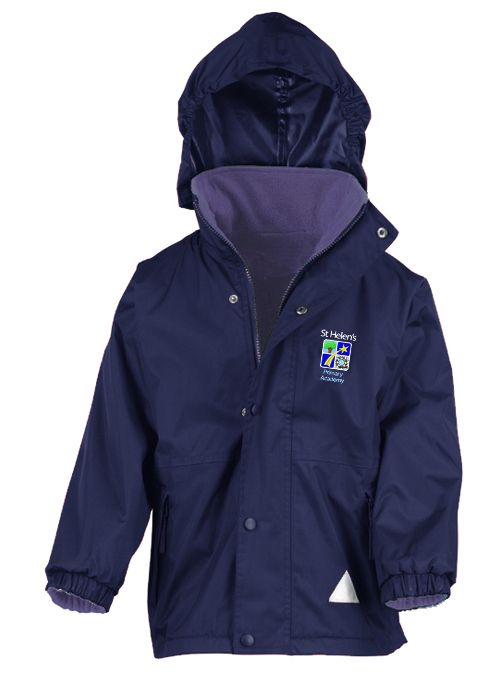 St Helens Navy Reversible Winter Coat