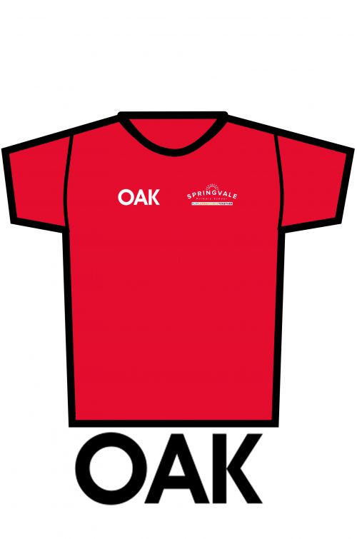 Springvale Red PE T-Shirt OAK