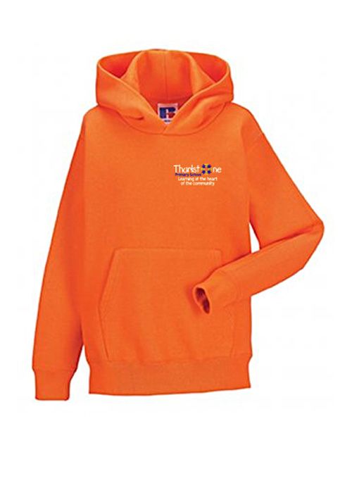 Thurlstone Orange Hooded Sweatshirt